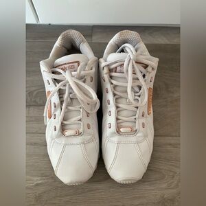 Rebooked white sneakers size 6.5